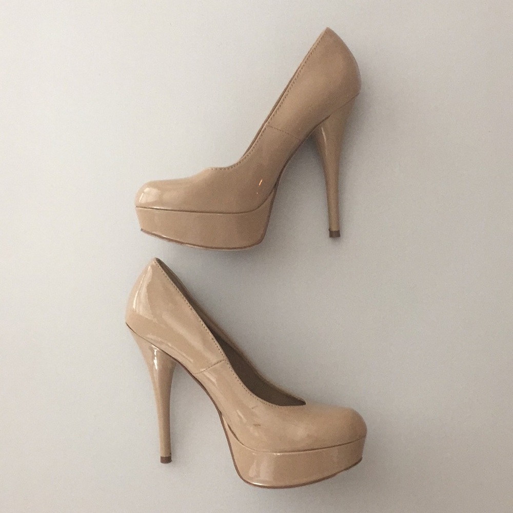 Nude Platform Heels